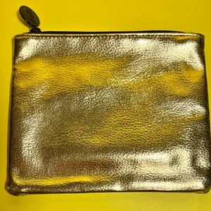 Ipsy Gold  and Black Cosmetic bag